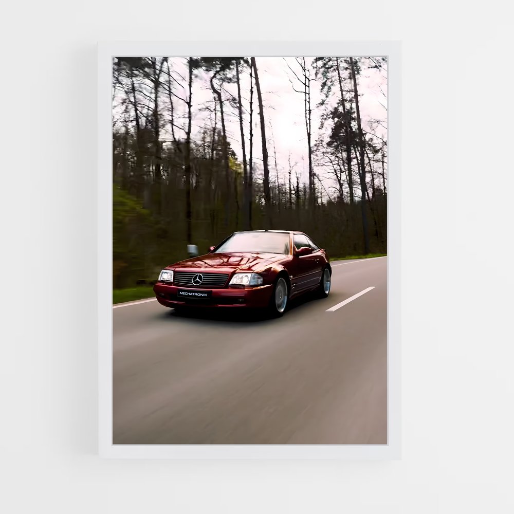Poster Reddition sur Route – affiche Mercedes (vue 3)